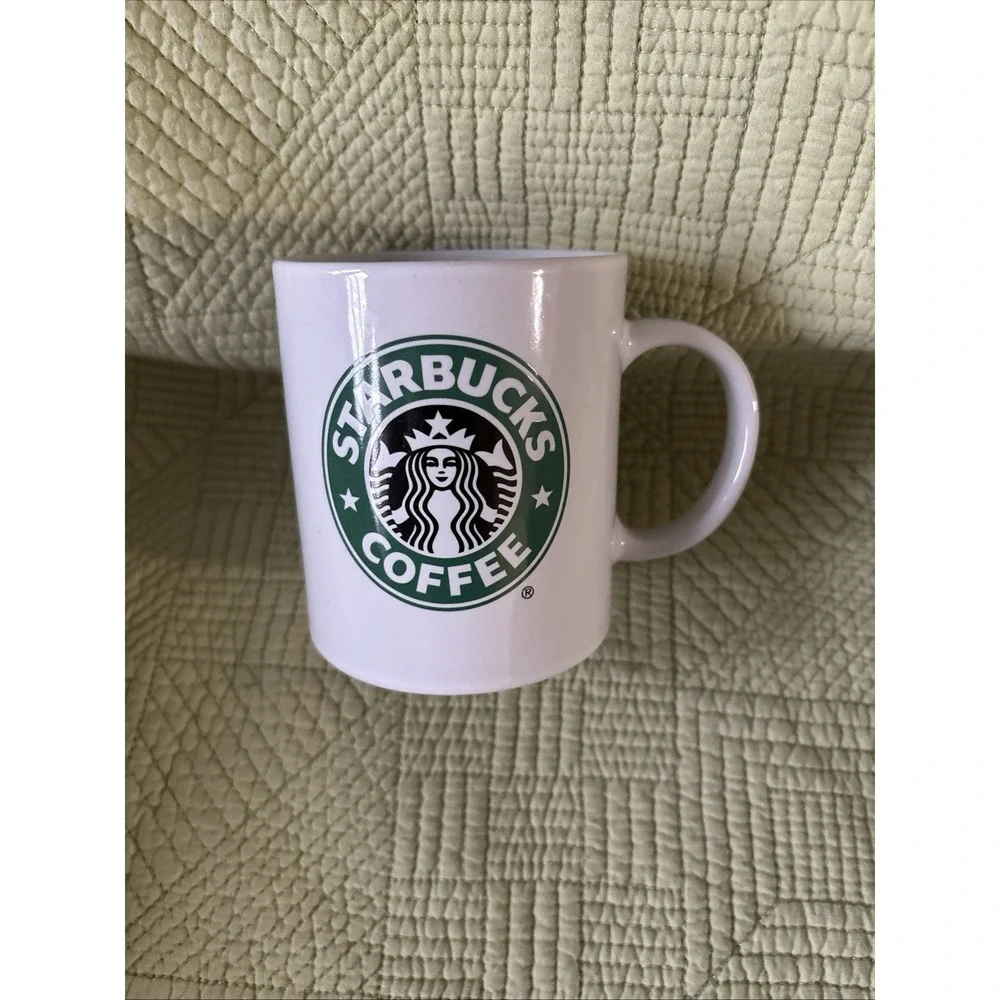 Starbucks Original White Green Coffee Mug Tea Cup